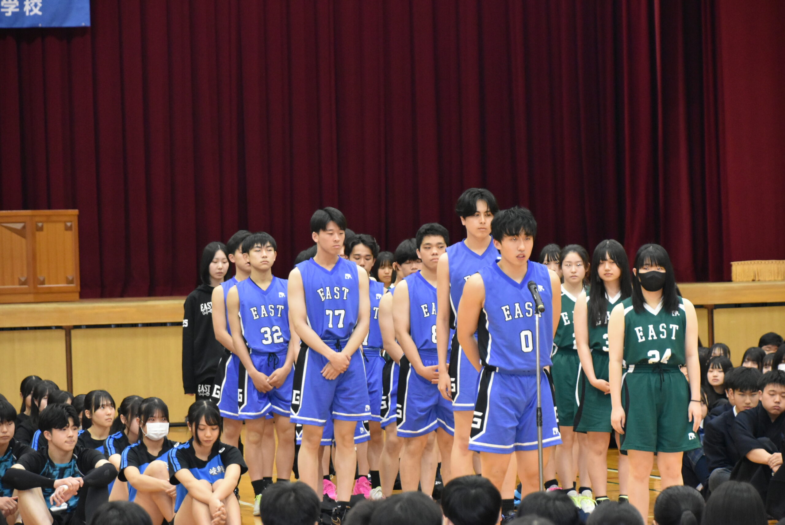 部活動壮行会
